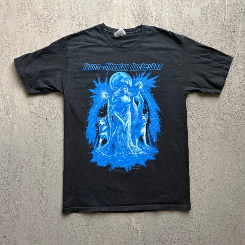 Vintage Hanes Trans-Siberian Orchestra Shirt Medium Black 2006 Tour